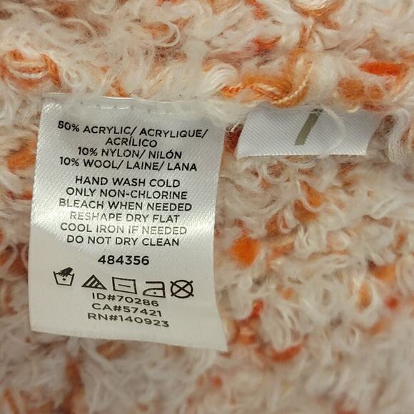 Lou & Grey Pumpkin Spice Cardigan Sweater Cozycore Open Front Size S R365 - Picture 4 of 12